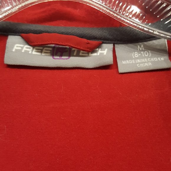 Free Tech Lined Hooded Jacket Med 8-10 - Picture 6 of 11